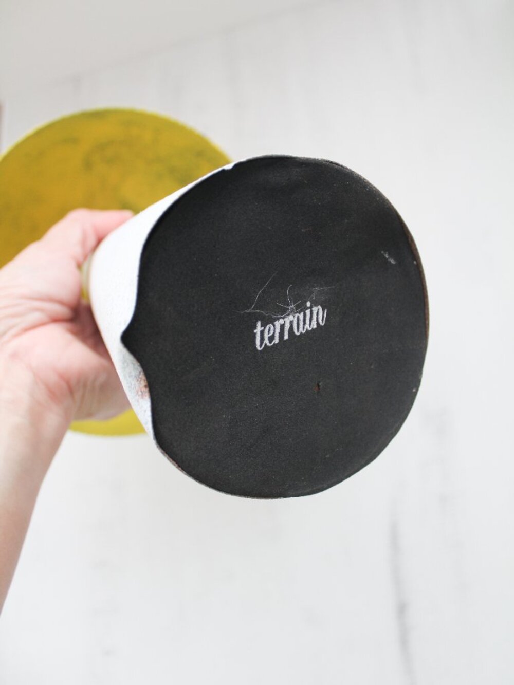 Anthropologie // Terrain - Neon Iron Yellow Mushroom Large - NEW NWT - Picture 9 of 11